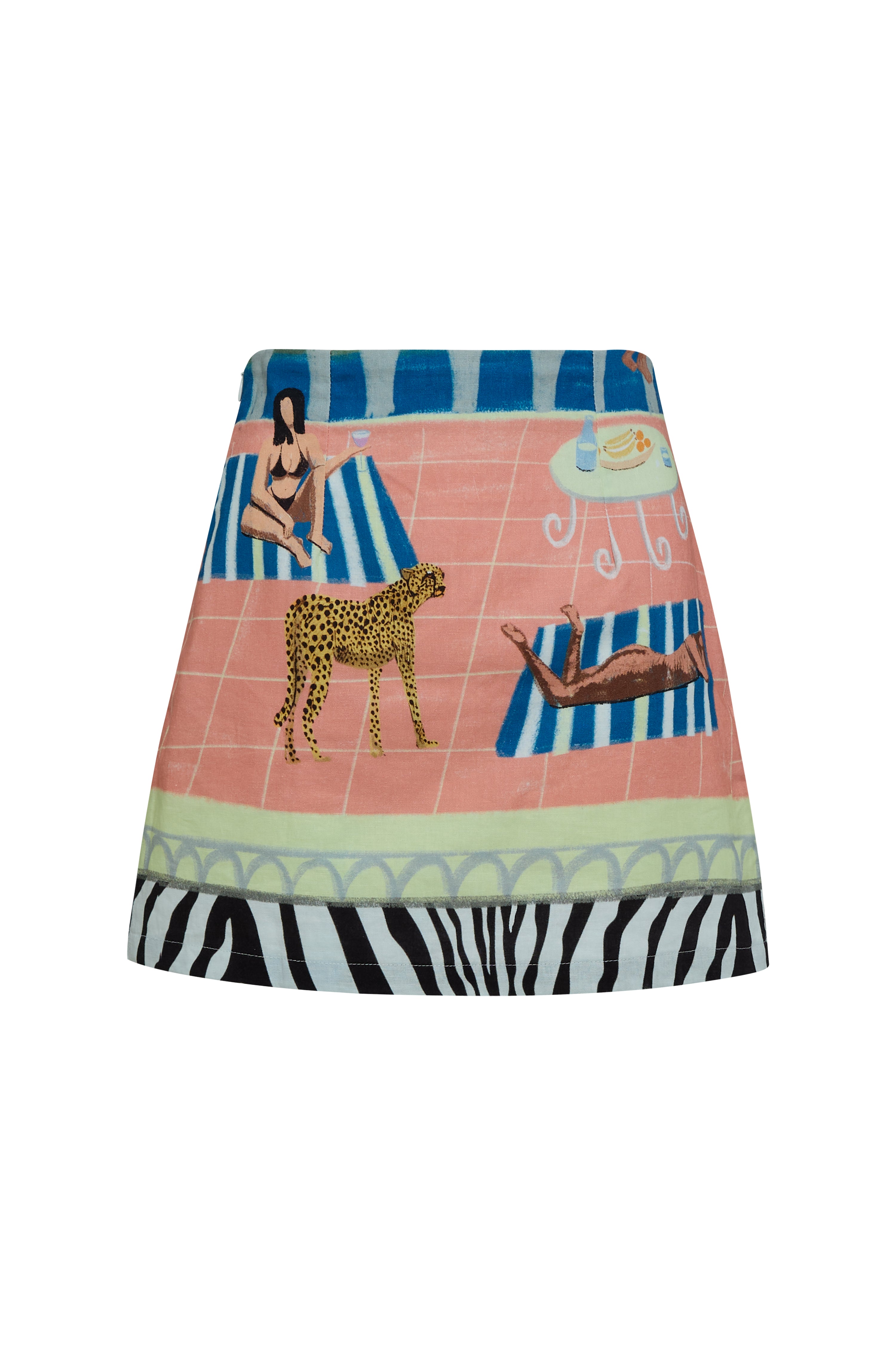VILLA BANANA MINI SKIRT - LEE WILSON ART