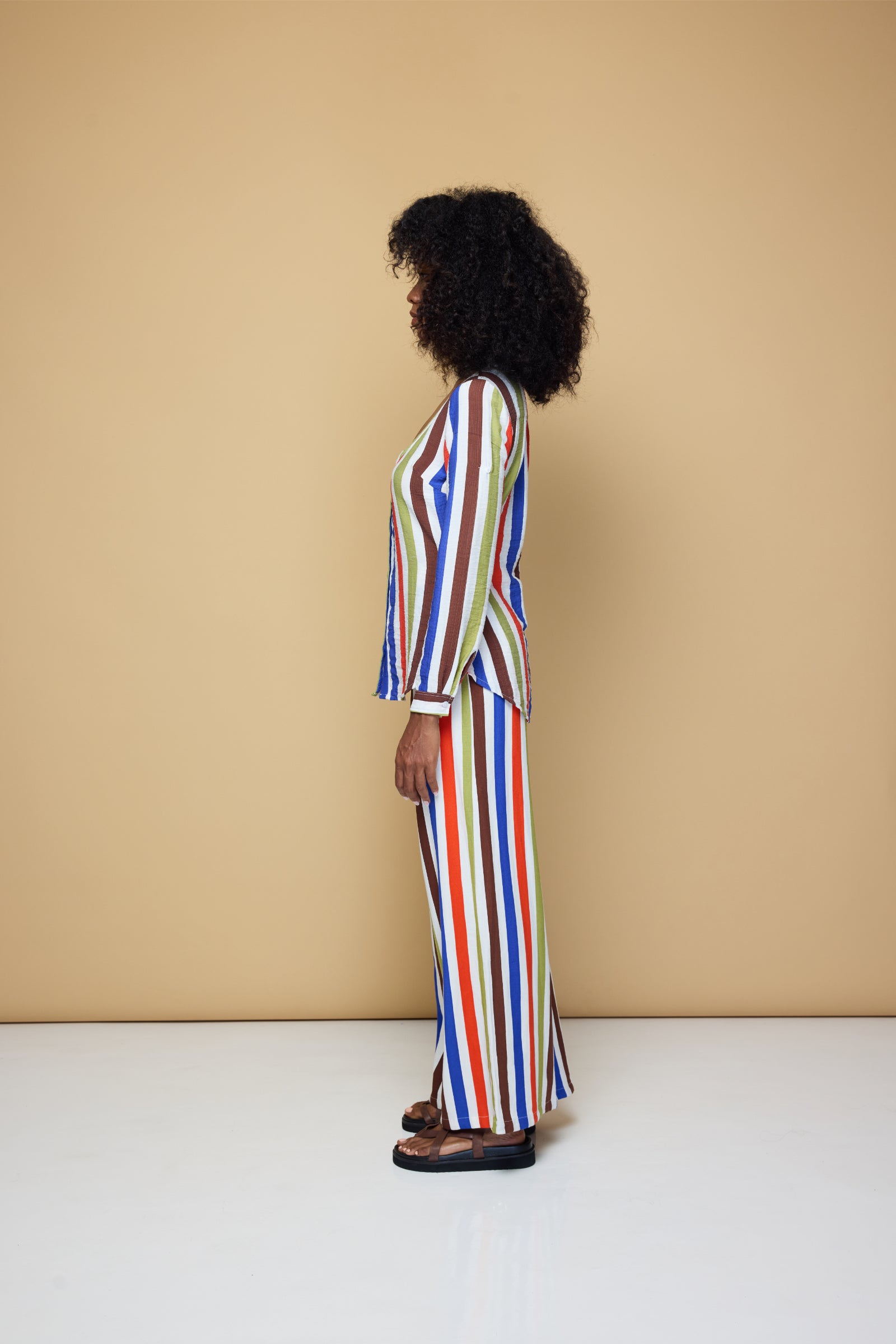 THE GROOVE FITTED SHIRT - COOLIO STRIPE