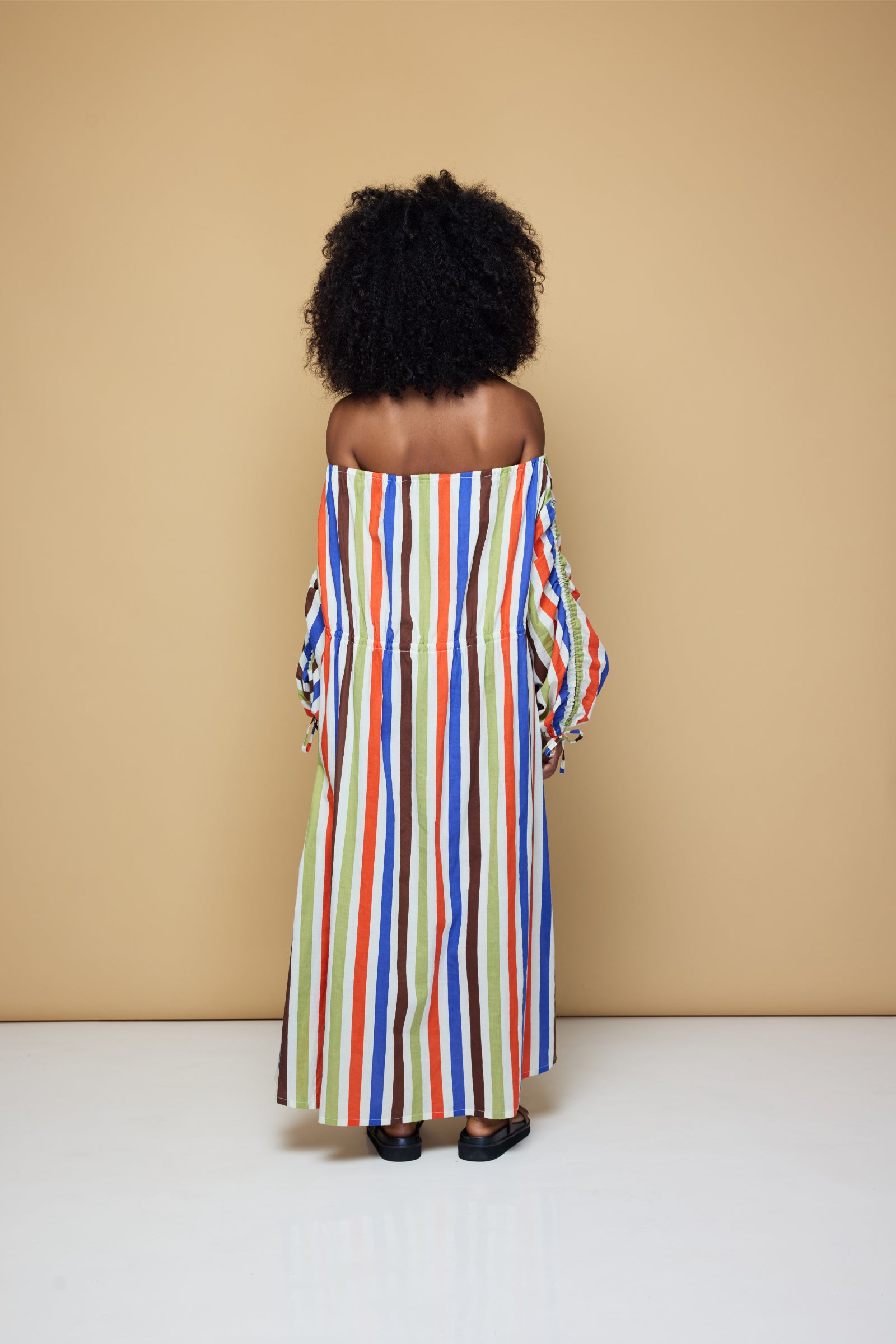 SALT AND SEA MAXI BEACH DRESS - COOLIO STRIPES
