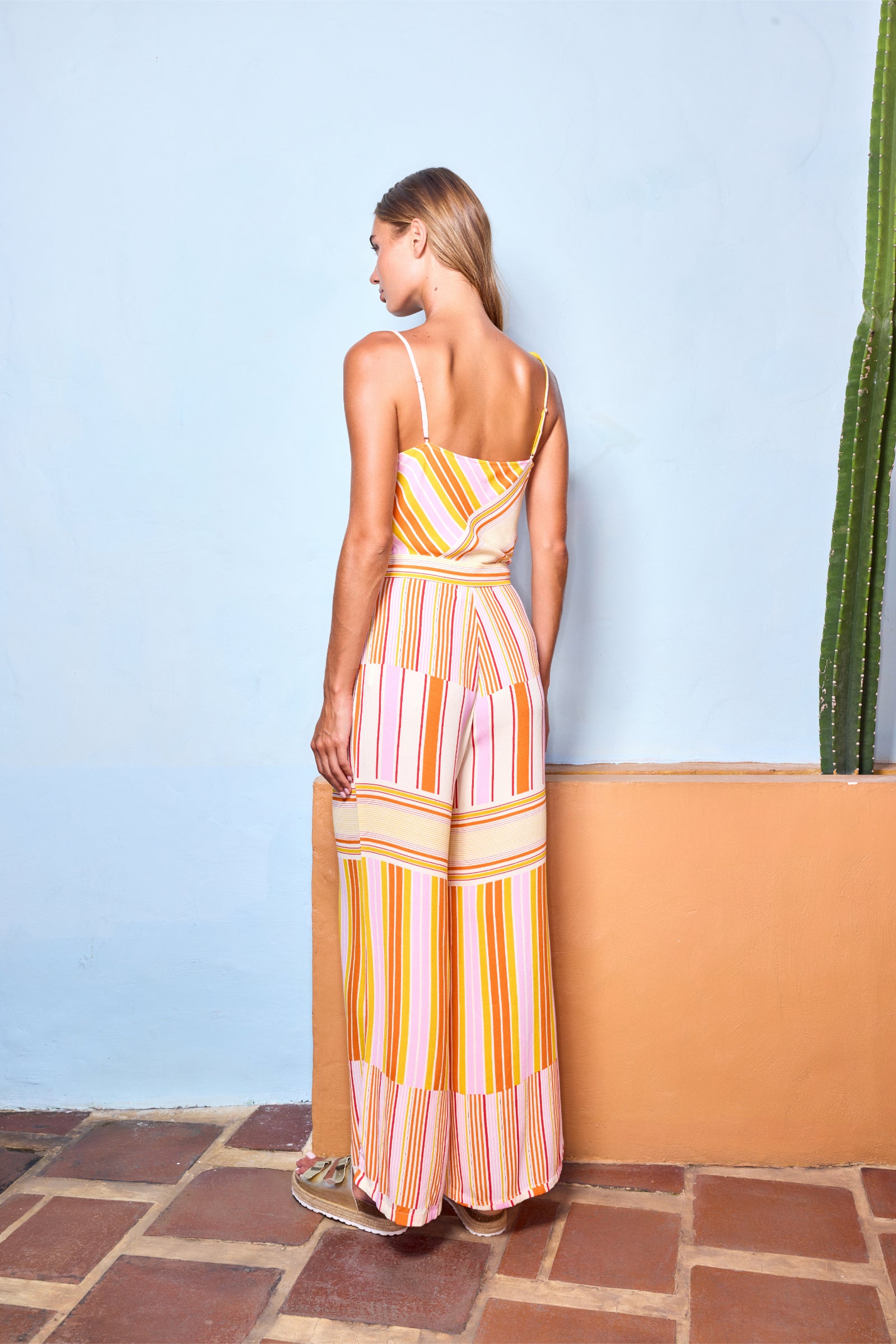 THE PAMELA CAMI - SOLEIL STRIPE