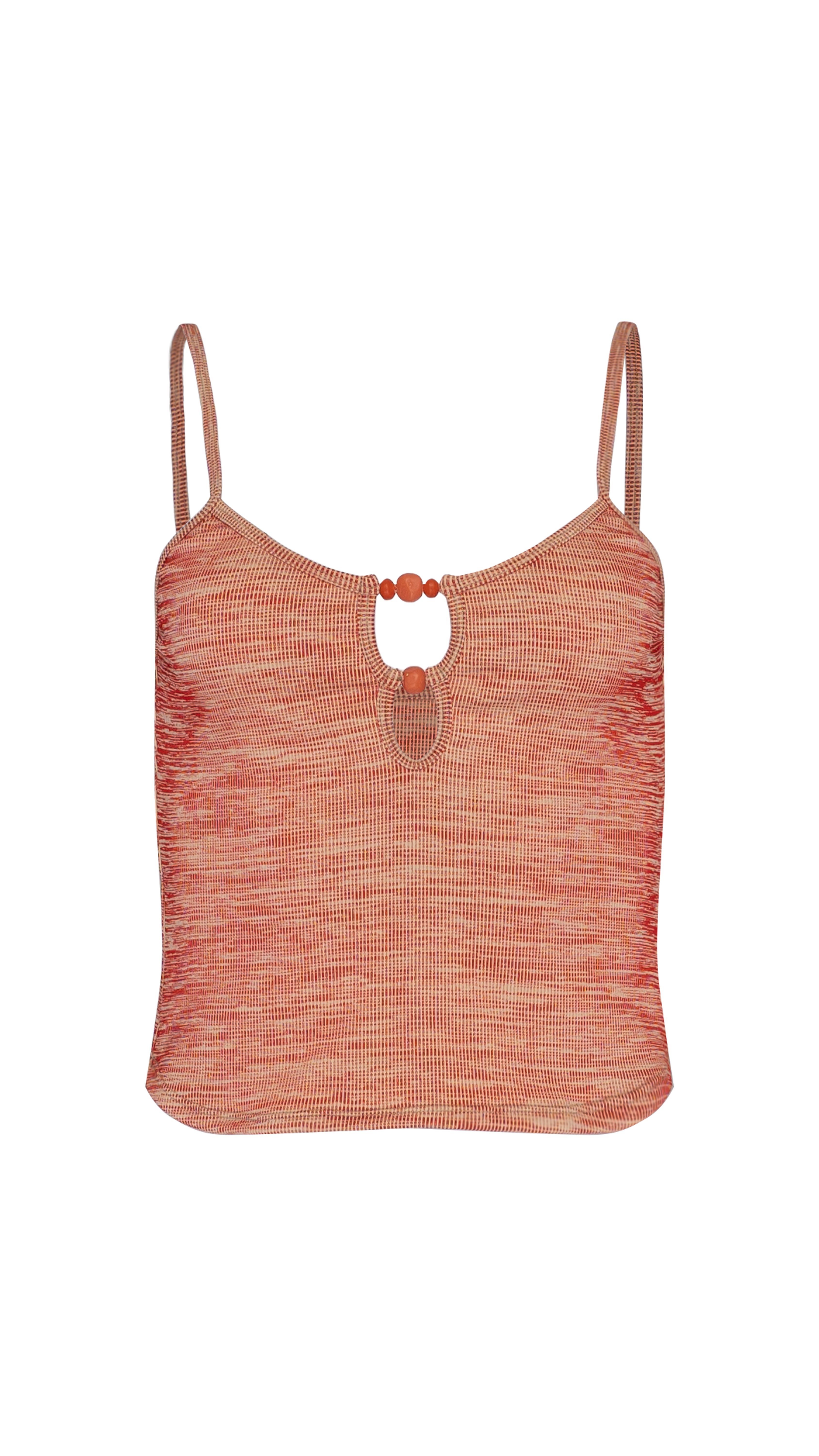 THE MUSE CAMI - MOTTLED ORANGE