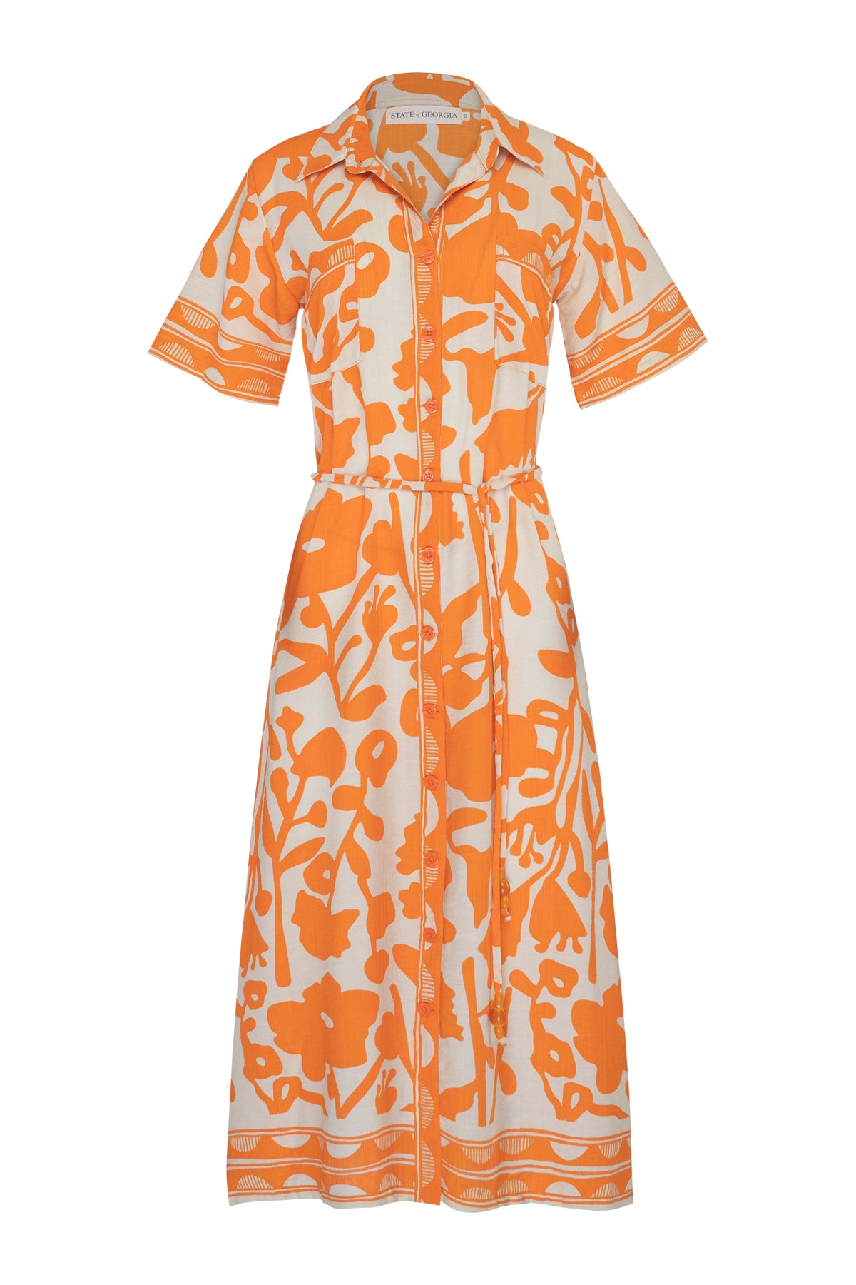 THE DESTINATION DRESS - SUNBURST ORANGE