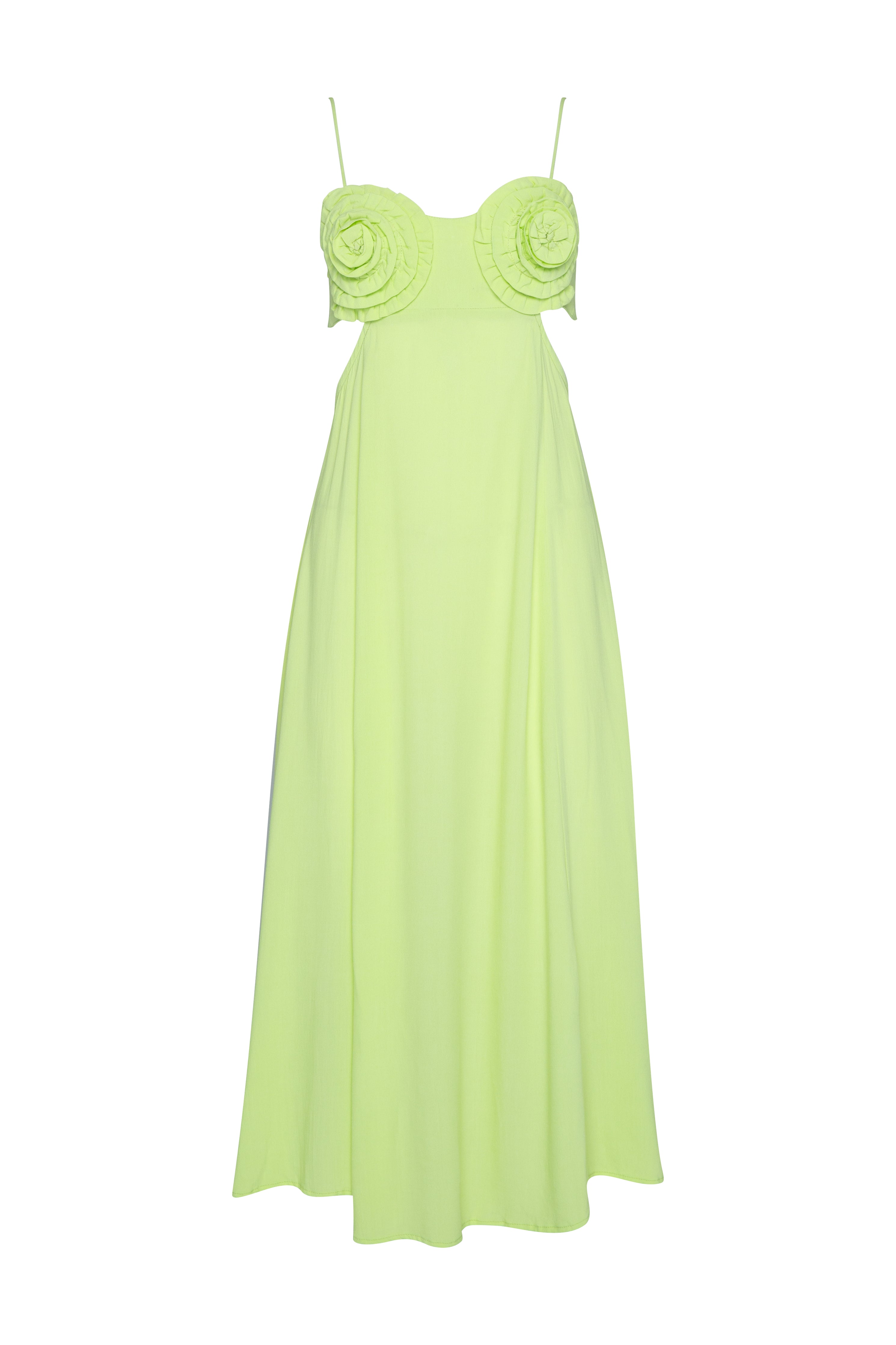 THE AMALFI ROSE DRESS- DAIQUIRI GREEN