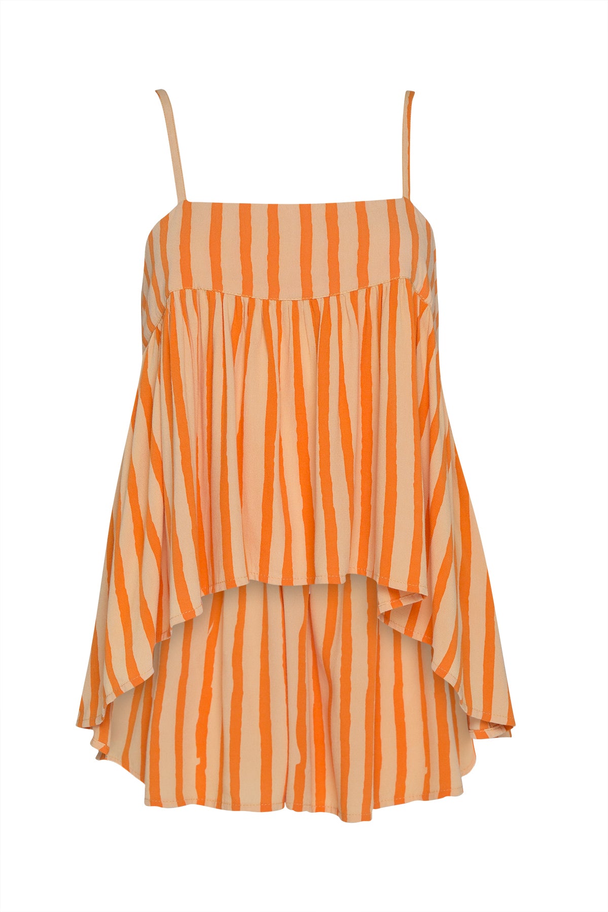 THE HOLIDAY TOP - ORANGE FILM STRIPE