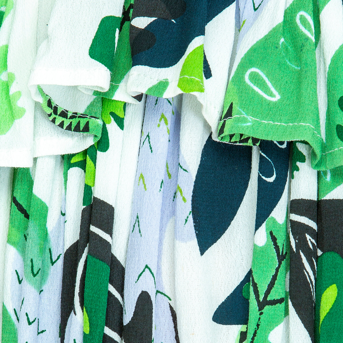 THE RARA FRILL Dress - Cactus Green