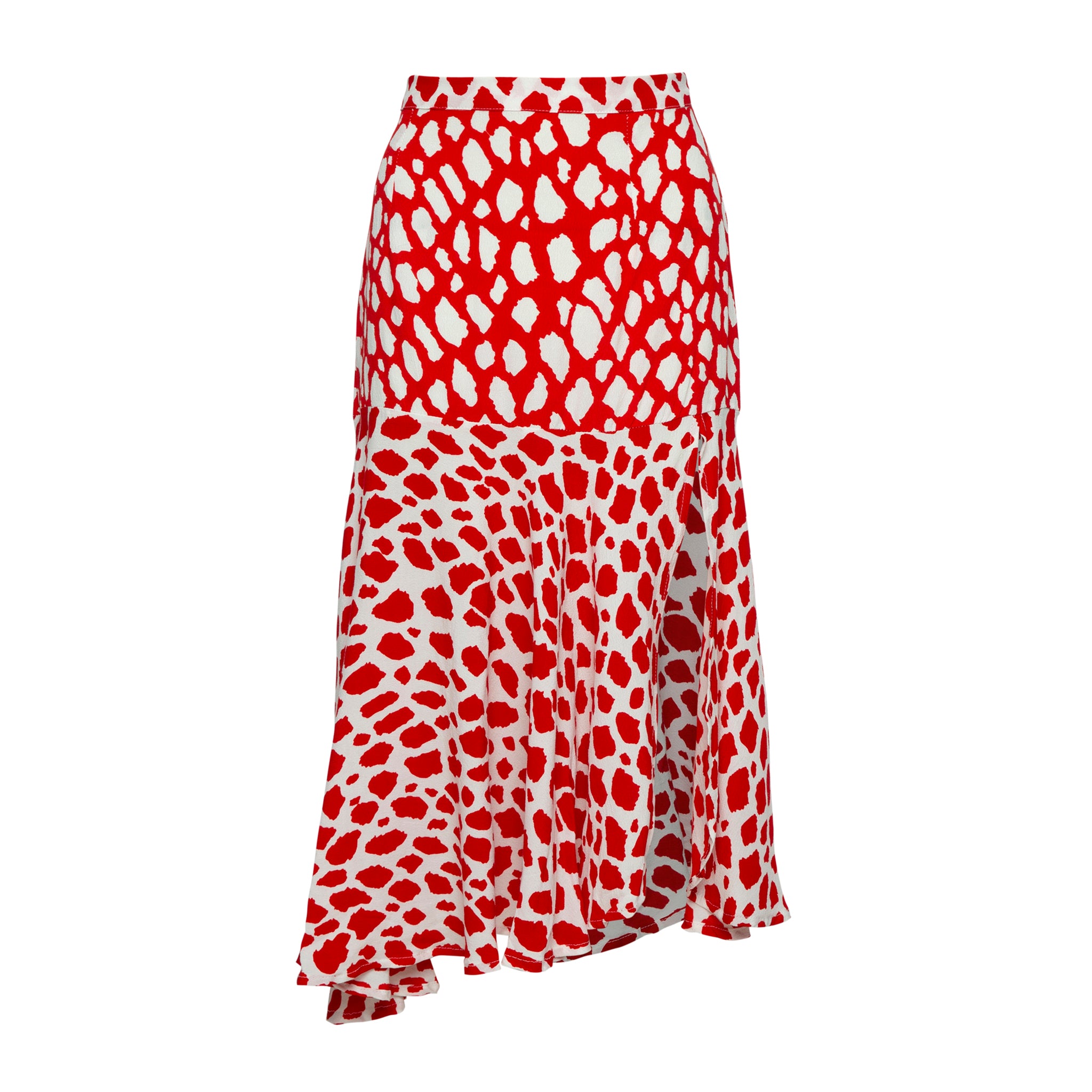 THE PARIS SKIRT - Giraffe red/white