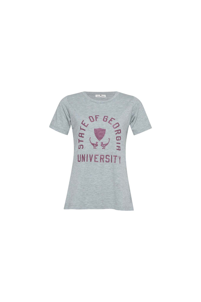 THE STATE OF GEORGIA TRACK T-SHIRT - Grey Marle